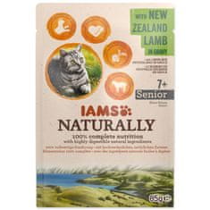 IAMS Naturally Senior jagnjetina v omaki 85g