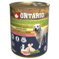 Ontario Konzervirani piščanec z zelišči, paté 800g