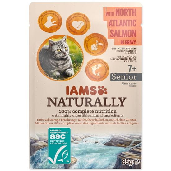 IAMS Naturally Senior losos v omaki 85g