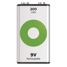 GP Polnilna baterija GP ReCyko 200 mAh (9V)