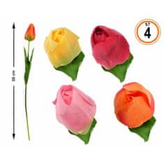 BigBuy Dekorativno cvetje tulipan umetno 59 cm