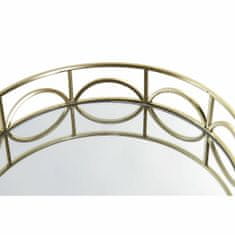 DKD Home Decor Pladenj DKD Home Decor Mirror Golden Metal (25 x 25 x 5 cm)