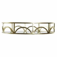 DKD Home Decor Pladenj DKD Home Decor Mirror Golden Metal (25 x 25 x 5 cm)