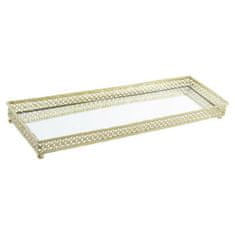 DKD Home Decor Pladenj DKD Home Decor Mirror Metal Ethnic (29 x 9,5 x 3 cm)