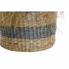 DKD Home Decor Košarica komplet DKD Home Decor Fibre Fringe (35 x 35 x 45 cm)