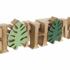 DKD Home Decor Dekorativna figura DKD Home Decor Natural MDF Green (30 x 2,5 x 11 cm) (2 enoti)