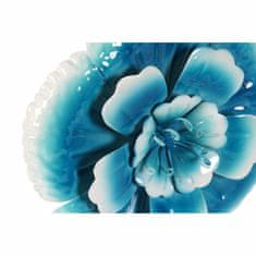 DKD Home Decor Stenska dekoracija DKD Home Decor Flower Metal (3 kosi) (16 x 2 x 16 cm)