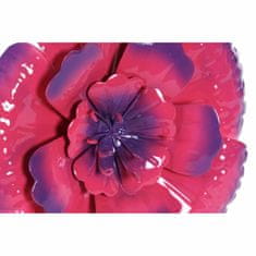 DKD Home Decor Stenska dekoracija DKD Home Decor Flower Metal (3 kosi) (16 x 2 x 16 cm)