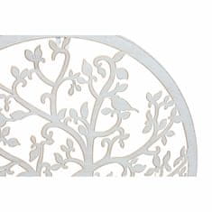 DKD Home Decor Stenska dekoracija DKD Home Decor Belo kovinsko drevo (2 kosa) (40 x 1 x 40 cm)