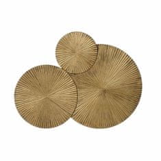 DKD Home Decor Stenska dekoracija DKD Home Decor Krogi MDF Wood (107 x 2 x 81 cm)