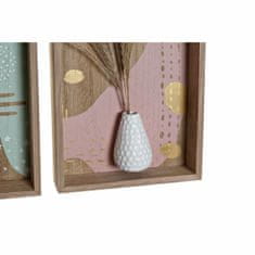 DKD Home Decor Stenska dekoracija DKD Home Decor MDF Wood (20 x 4 x 38 cm) (2 kosa)