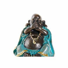 DKD Home Decor Dekorativna figura DKD Home Decor Resin Buddha (3 kosi) (7,5 x 6 x 8 cm)