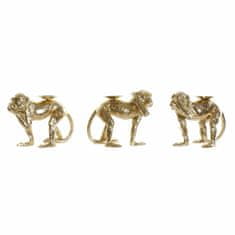 DKD Home Decor Dekorativna figura DKD Home Decor Resin Iron Monkey (3 kosi) (25 x 13,5 x 18,6 cm)