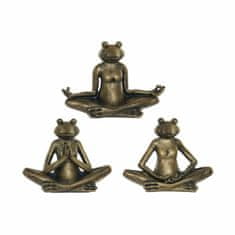 DKD Home Decor Dekorativna figura DKD Home Decor Resin Frog Aged finish (3 kosi) (17,5 x 5,5 x 12 cm)