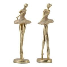 DKD Home Decor Dekorativna figura DKD Home Decor Zlata smola (10 x 9,5 x 30 cm) (2 kosa)