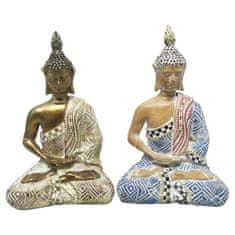 DKD Home Decor Dekorativna figura DKD Home Decor Buda Resin (9,5 x 6,5 x 16 cm) (2 kosa)