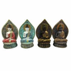 DKD Home Decor Dekorativna figura DKD Home Decor Multicolor Buddha Oriental 14 x 11 x 22,5 cm (4 kosi)