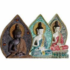 DKD Home Decor Dekorativna figura DKD Home Decor Multicolor Buddha Oriental 14 x 11 x 22,5 cm (4 kosi)