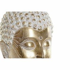 DKD Home Decor Dekorativna figura DKD Home Decor Natural Golden Buddha Resin (13 x 16 x 34 cm)