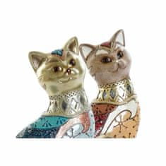 DKD Home Decor Dekorativna figura DKD Home Decor Resin Cat (9 x 7 x 18,5 cm) (2 kosa)