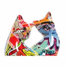 DKD Home Decor Dekorativna figura DKD Home Decor Resin Cat (10 x 7 x 17 cm) (2 kosa)