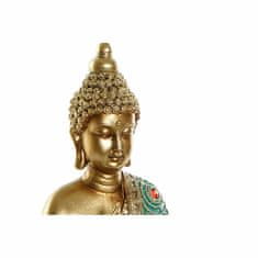 DKD Home Decor Dekorativna figura DKD Home Decor Zlati Buda iz smole (25 x 11 x 34 cm)