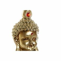 DKD Home Decor Dekorativna figura DKD Home Decor Golden Buddha Resin (14 x 12 x 26 cm)