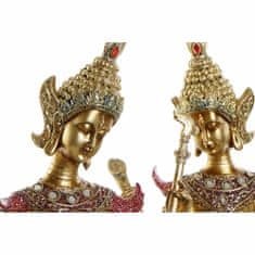 DKD Home Decor Dekorativna figura DKD Home Decor Buda Resin (26 x 15 x 31 cm) (2 kosa)