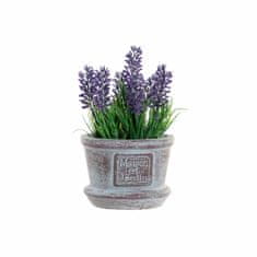 DKD Home Decor Okrasna rastlina DKD Home Decor Brown Green Metal Polyethylene Lilac (16 x 14 x 15 cm)