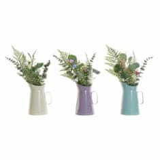 DKD Home Decor Okrasna rastlina DKD Home Decor Beige Metal Lilac Polyethylene Green (3 kosi) (17 x 17 x 41 cm)