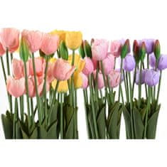 DKD Home Decor Šopek DKD Home Decor Iron PE Tulip 4 enote (20 x 20 x 46 cm)