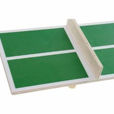 DKD Home Decor Lesena igra DKD Home Decor Tenis 40 x 20 x 20 cm Les Bela Zelena Polipropilen