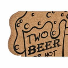 DKD Home Decor Stenska dekoracija DKD Home Decor pluta pivo MDF les (26 x 1 x 30 cm)