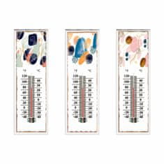 DKD Home Decor Okoljski termometer DKD Home Decor Kovina (11 x 1 x 31 cm) (3 kosi)