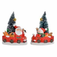 DKD Home Decor Okrasna figura DKD Home Decor Stoneware Father Christmas (2 kosa) (16 x 11 x 21 cm)