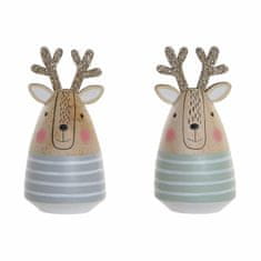 Miramarket Okrasna Figura DKD Home Decor Topolovina Jelen (2 pcs) (7 x 7 x 14 cm)