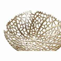 DKD Home Decor Središčni element DKD Home Decor Golden Coral Aluminium Modern (35 x 35 x 14 cm)