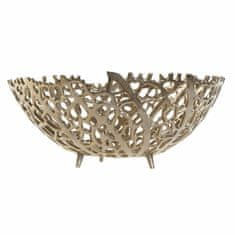 DKD Home Decor Središčni element DKD Home Decor Golden Coral Aluminium Modern (35 x 35 x 14 cm)