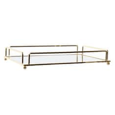 DKD Home Decor Pladenj DKD Home Decor Mirror Golden Metal (30 x 20 x 5 cm)