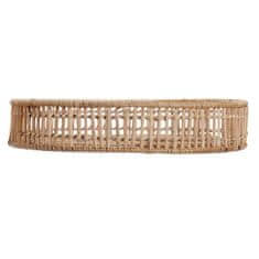 DKD Home Decor Komplet pladnjev DKD Home Decor Natural Rattan (41 x 41 x 7,5 cm) (3 kosi)