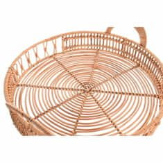 DKD Home Decor Komplet pladnjev DKD Home Decor Natural Rattan (40 x 40 x 14 cm)