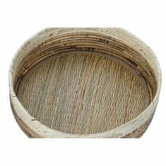 DKD Home Decor Komplet košar DKD Home Decor Natural Seagrass Rushes (55 x 55 x 13 cm) (4 kosi)