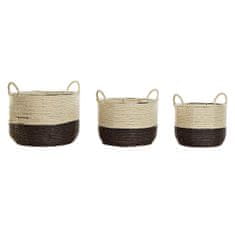 DKD Home Decor Košarica komplet DKD Home Decor Rope (36 x 34 x 30 cm)