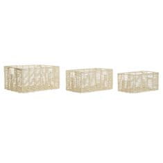 DKD Home Decor Košarica komplet DKD Home Decor Rope (40 x 30 x 20 cm)