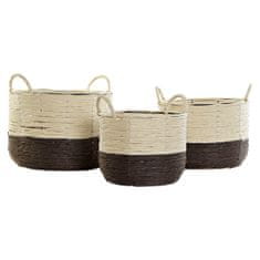 DKD Home Decor Košarica komplet DKD Home Decor Rope (36 x 34 x 30 cm)