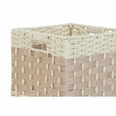 DKD Home Decor Košarica komplet DKD Home Decor Metal Fibre Cottage (30 x 30 x 30 cm)