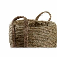 DKD Home Decor Košarica komplet DKD Home Decor Rope Juta (35 x 35 x 26 cm)