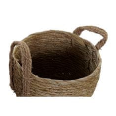 DKD Home Decor Košarica komplet DKD Home Decor Rope Juta (35 x 35 x 26 cm)