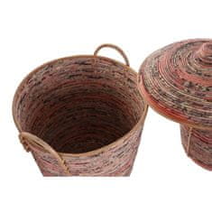 DKD Home Decor Komplet košar DKD Home Decor Rattan (51 x 51 x 67 cm)