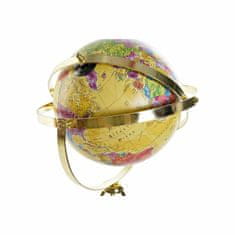 DKD Home Decor Globus DKD Home Decor Golden Metal Yellow Multicolor (30 x 30 x 50 cm)